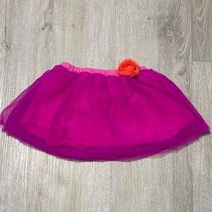 Pink and Orange Tulle Skirt